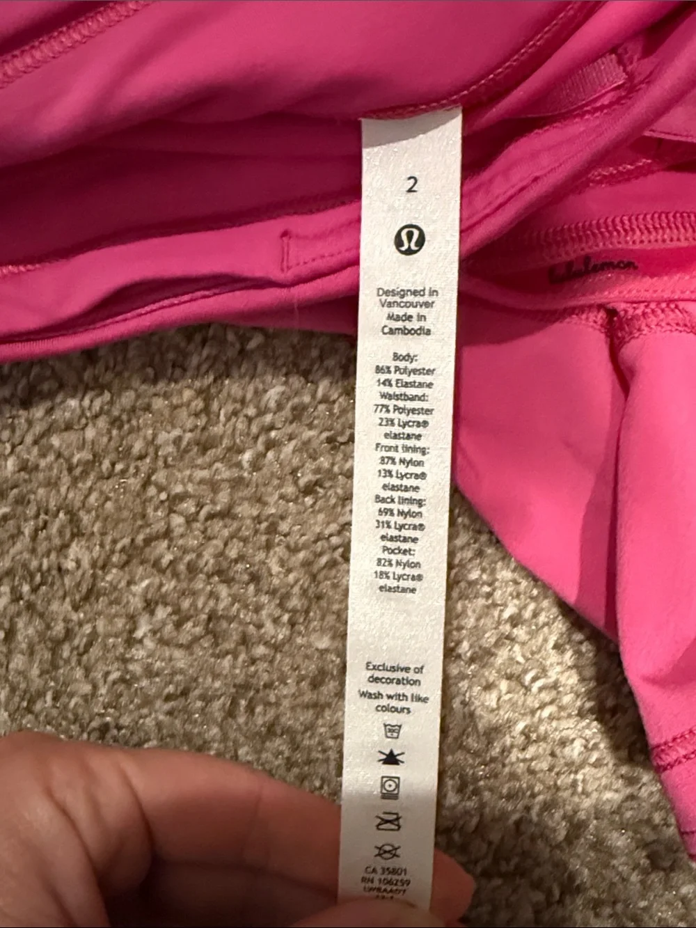 lululemon athletica comfortable skort